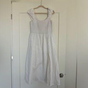 Reformation tavi linen dress